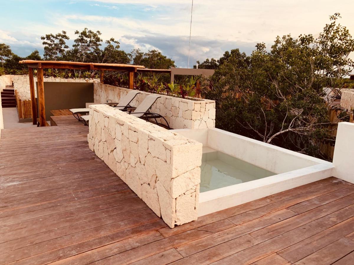 Vida Jungle Boho Apart 13 With Special Fee To Access Hotel Bardo Tulum Pueblo Buitenkant foto