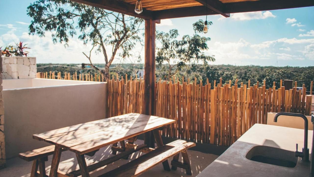 Vida Jungle Boho Apart 13 With Special Fee To Access Hotel Bardo Tulum Pueblo Buitenkant foto