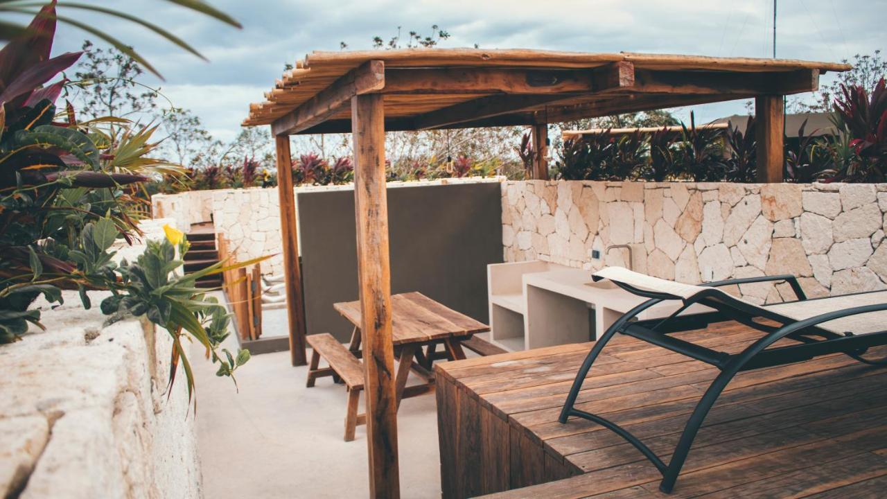 Vida Jungle Boho Apart 13 With Special Fee To Access Hotel Bardo Tulum Pueblo Buitenkant foto
